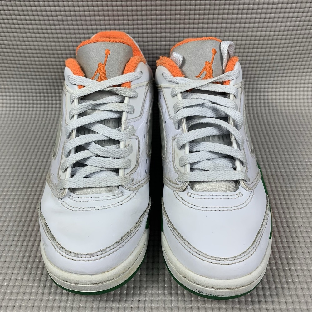 Jordan 5 Low Shoes Boys Size 1.5 Youth Hurricanes Basketball FQ1316-018 - Picture 7 of 9